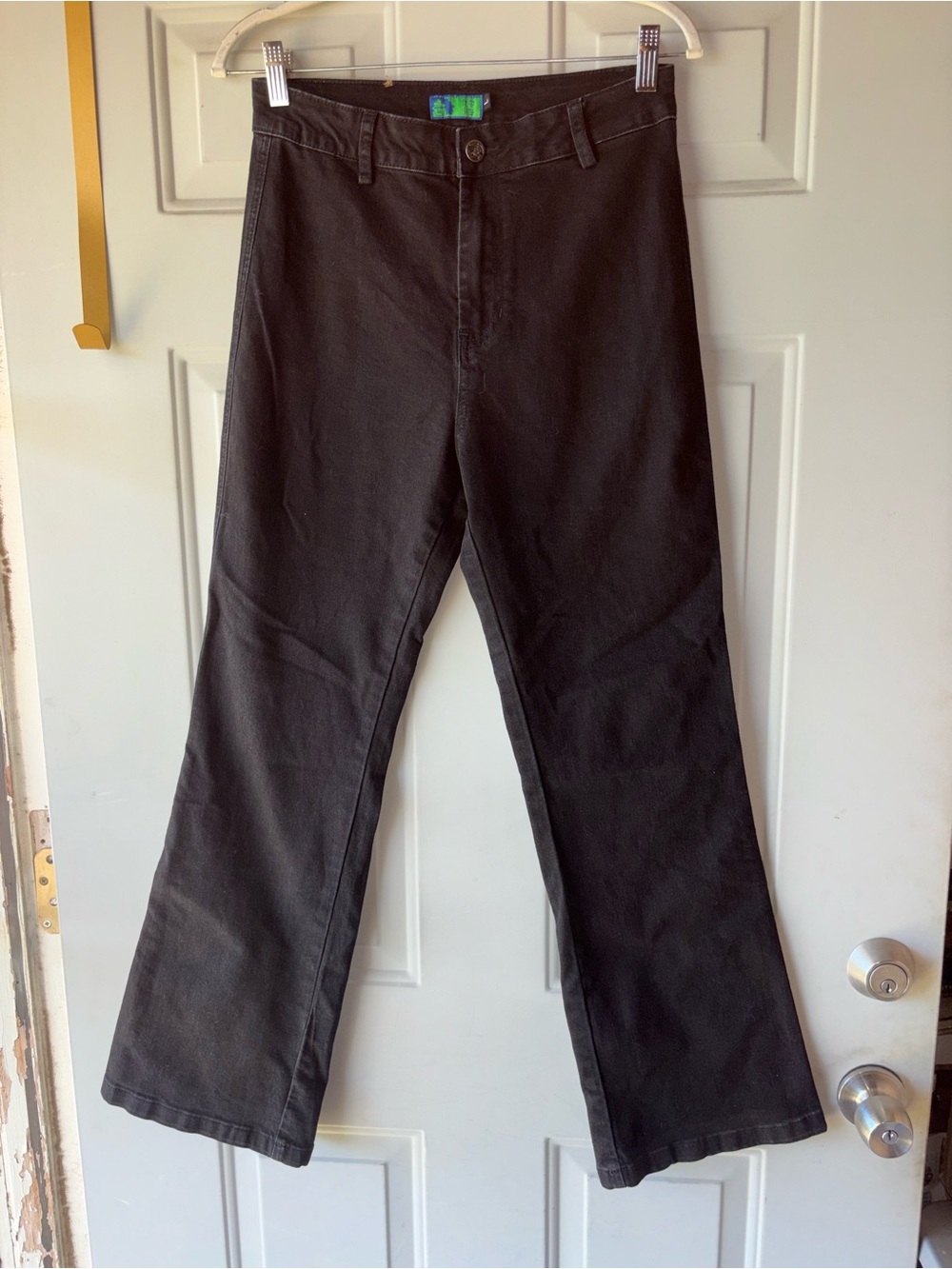 Black unbranded flare jeans 28 waist